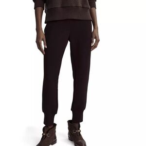 Varley Brown Brushed Rib Slim Outdoor Preppy Comfort Gorpcore Cuff Pants L